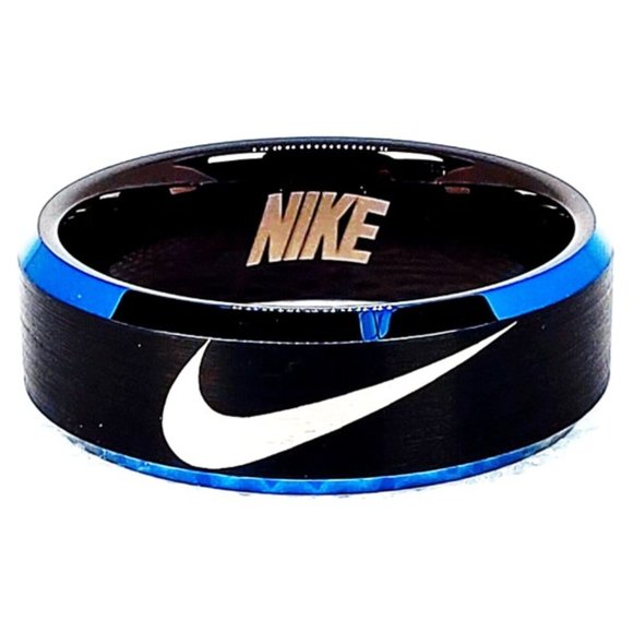 Nike Ring Nike Wedding Band Nike Logo Ring Size 11.25 - Mint Condition - Picture 1 of 3